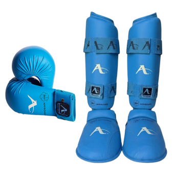KIT PROTETOR AZUL WKF APPROVED