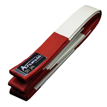 Faixa coral mestre (branco / vermelho)